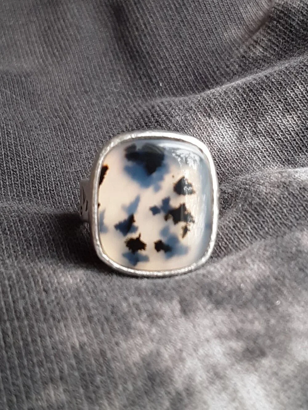 Montana agate ring, size 6